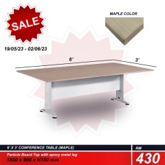 Limited Time Offer!! SJV 18 - 6' x 3' Conference | Rectangle Meeting Table (SJ Leg)